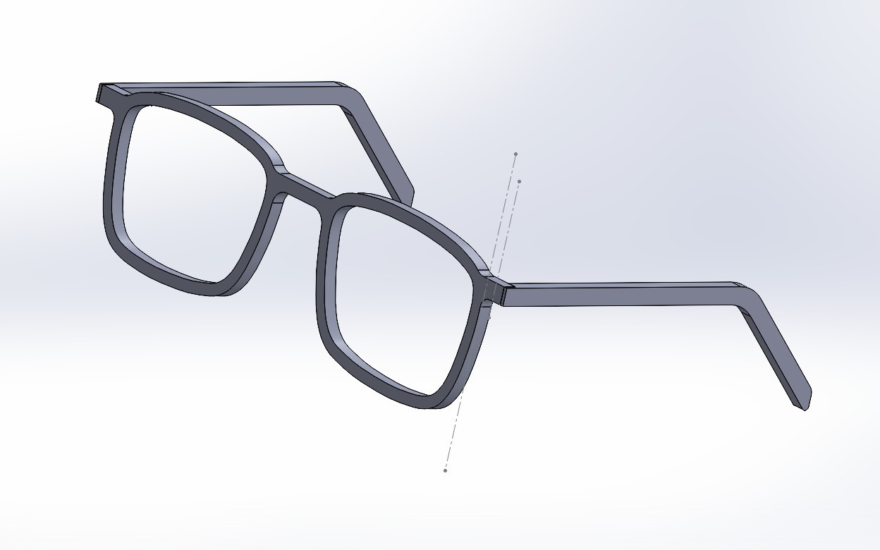Image of assembly in CAD. 
