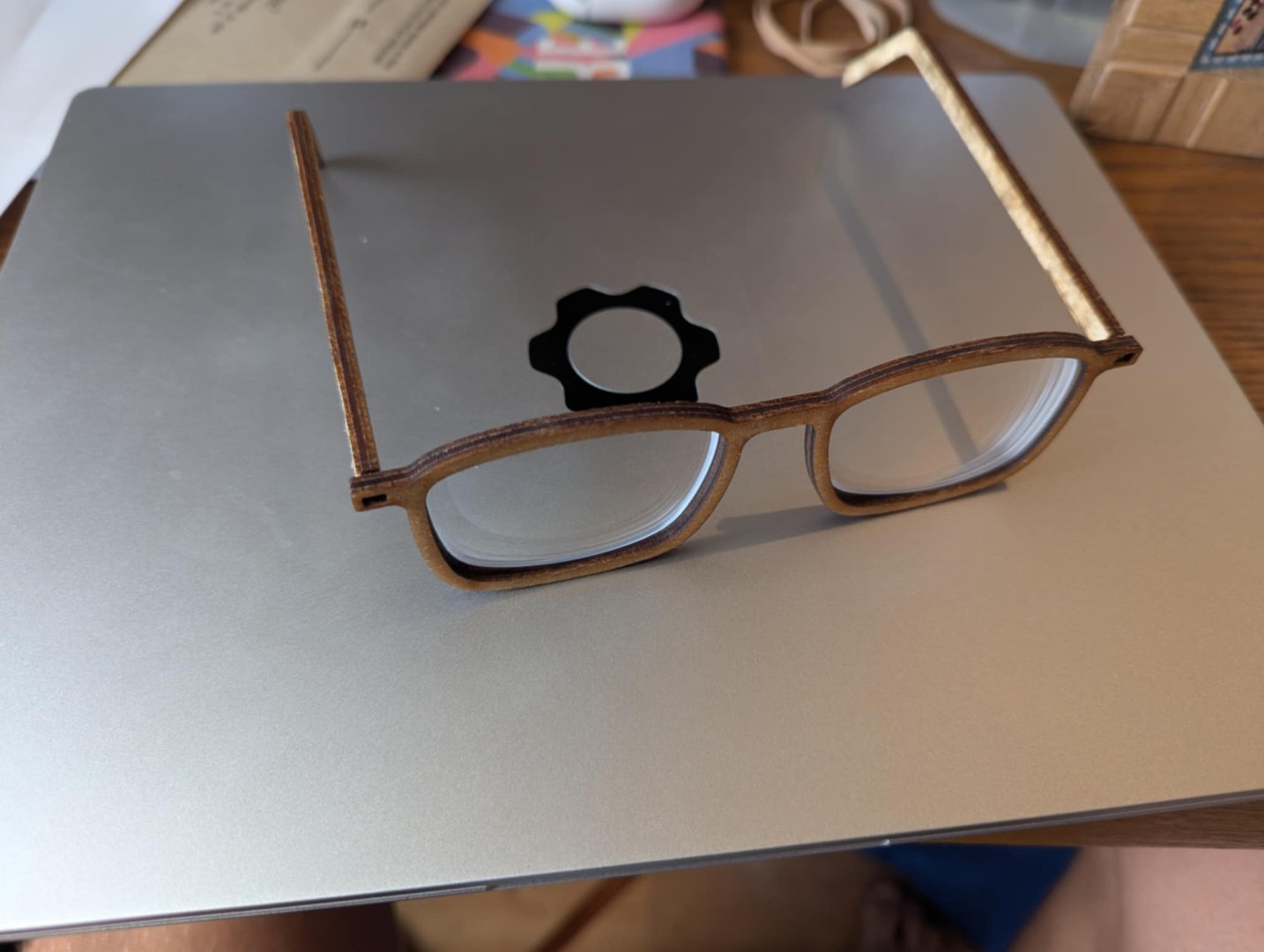 First test (glue not required).